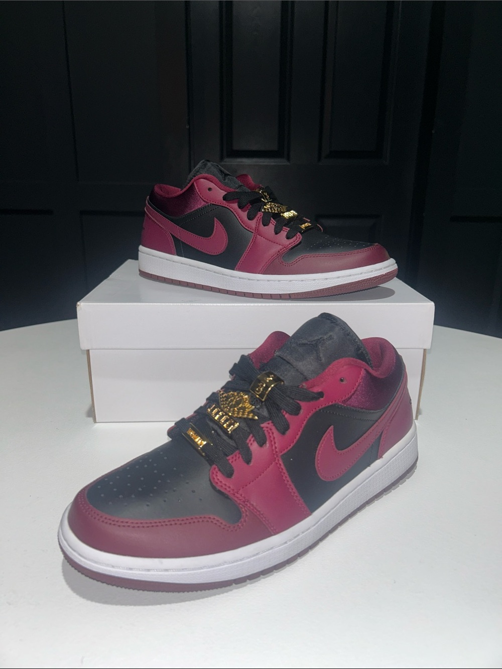 Jordan 1 Low “Dark Beetroot Black” Women’s Size 10.5